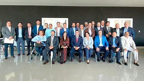 Los integrantes del Consejo, respaldaron al nuevo presidente y manifestaron su apoyo y unidad (Foto Cortesía) 