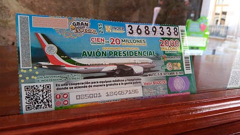El sorteo para el avión   presidencial se realizará el 15 de septiembre de este año
(Foto: Fátima Miranda)