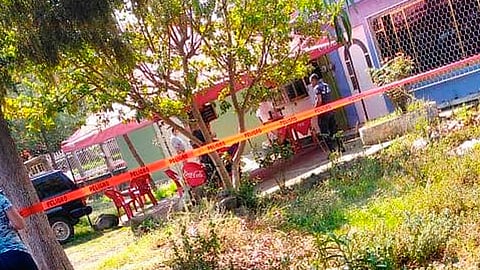 El asesinado fue identificado como Adrián M., R. (Foto: RED-113)