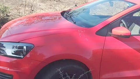 El vehículo fue asegurado y puesto a disposición de la autoridad competente, a fin de realizar las actuaciones respectivas (Foto Cortesía) 