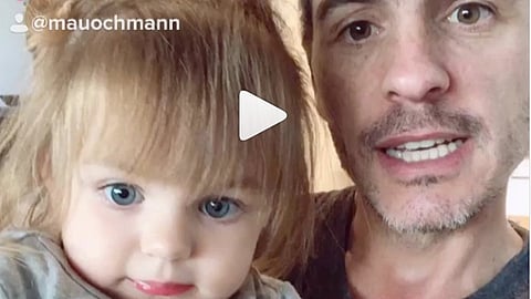 Mauricio subió un video con su hija Kailani y ahí empezó todo (Foto Instagram: mauricioochmann)