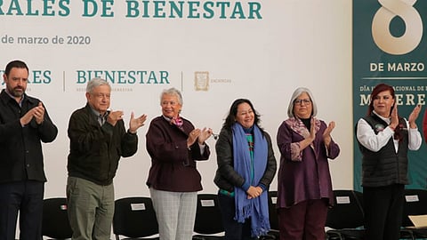 Todas las personas que forman parte de las Pensiones para el Bienestar recibirán los pagos adelantados (Foto Twitter: @bienestarmx)