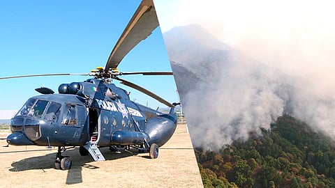 Arribará un segundo helicóptero de la Guardia Nacional (Foto Cortesía) 