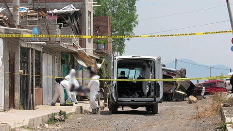 Los hechos se registraron al norte de Morelia, en las inmediaciones del fraccionamiento Punta Floresta (Foto: RED-113)