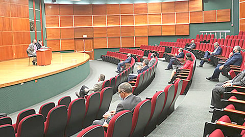 Se llevo a cabo la elección durante la sesión extraordinaria del Pleno del Supremo Tribunal de Justicia del Estado (Foto Cortesía) 