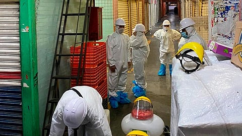 También se han limpiado algunas plazas comerciales (Foto: Cortesía)

