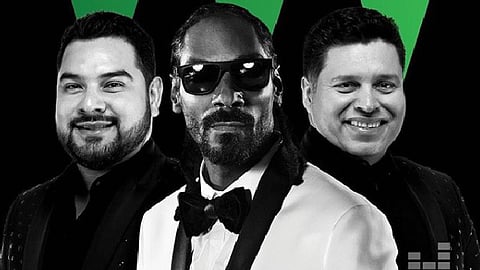 Los artistas sorprendieron al público al presentar en colaboración la canción “Qué Maldición” (Foto Instagram: @bandamsoficial)