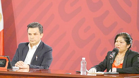 Zoé Robledo, destacó la relevancia de garantizar el salario de quienes laboran en este sector (Foto Cortesía) 