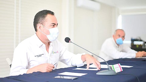Herrera Tello replicó la información expuesta por las autoridades de salud en el entendido que serán las próximas dos semanas las más importantes en cuestión de contagios (Foto Cortesía) 
