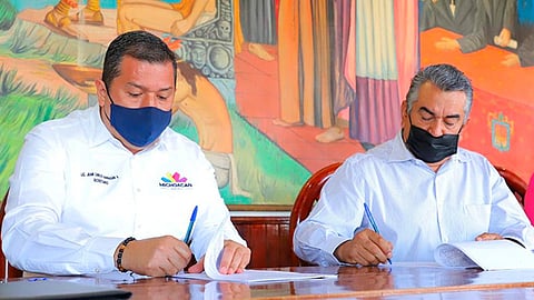 La Sedesoh firmó convenio con el Ayuntamiento para apoyar a las familias en condiciones de vulnerabilidad social (Foto Cortesía) 