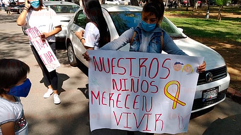 Cuatro mil menores de edad reciben su tratamiento contra el cáncer por parte de la SSM (Foto: Guadalupe Martínez)