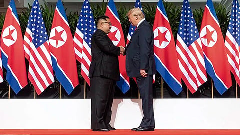 Trump se "alegró" de que la muerte de Jong-Un fuera sólo un rumor (Foto: @realDonaldTrump)