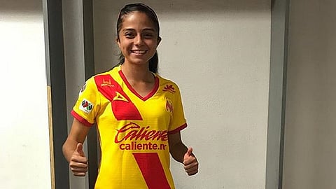 Dalia Molina se convirtió en la máxima anotadora de Morelia Femenil al registrar 22 goles en 88 partidos (Foto Instagram: @dalisamoch)