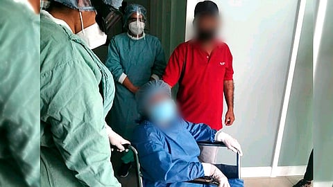 La paciente con comorbilidad diabetes mellitus tipo 2, recibió atención por un equipo médico multidisciplinario (Foto Cortesía) 