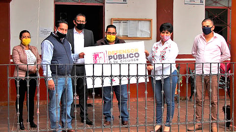 Quiroga se suma a la lista de municipios que han acercado los servicios de un defensor público en la propia presidencia (Foto Cortesía) 
