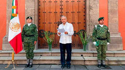 El mandatario mandó su pésame a quienes han perdido a un ser querido a causa del virus (Foto: presidencia)
Ciudad de México (Rasainforma.com).- El presidente Andrés Manuel López Obrador