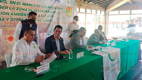 El convenio tiene como objetivo la protección, reforestación y uno de los "últimos pulmones" de la Loma de Santa María (Foto: Josimar Lara)