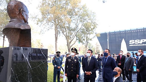 Aureoles se comprometió a no bajar la guardia en contra de la violencia hasta que Michoacán sea un Estado más seguro (Foto: captura de video)