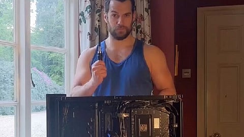 El video cuenta con más de 3 millones y medio de reproducciones (Fotograma IG: @henrycavill)