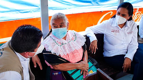 Subsecretaria de Bienestar realiza visita en Michoacán (Foto: Cortesía)