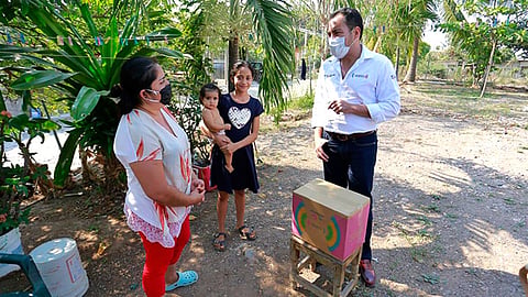 Michoacán Alimenta es un programa social que surgió a partir de la crisis generada por la epidemia Covid-19 (Foto Cortesía) 

