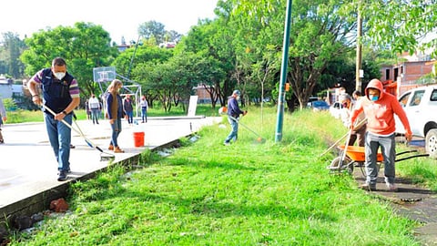 Da Sedesoh nueva imagen a espacios deportivos de Indeco la Huerta y Valle Quieto (Foto: Cortesía)