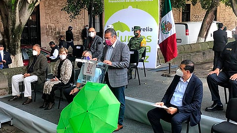 El evento se realizó en la calzada fray Antonio de San Miguel (Foto: Cynthia Arroyo)