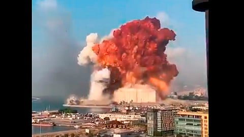 De momento se reportan daños materiales (Foto: captura de video/@leandromachado_)
