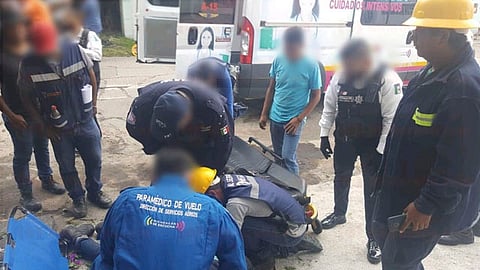 El hombre padeció severas lesiones (Foto: RED-113)