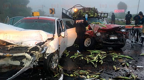 El accidente ocurrió la mañana de este martes (Foto: RED 113)