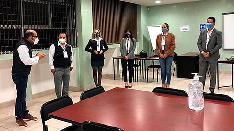 Darán fe de la entrega del material para tal efecto y se mantendrá observante para coadyuvar a garantizar un proceso transparente (Foto Cortesía) 