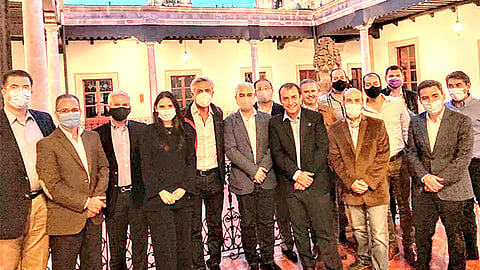 Los empresarios le plantearon sus inquietudes por la situación que ha prevalecido en la entidad en las últimas décadas (Foto Cortesía) 