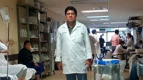 El médico atendía a legisladores del Congreso del Estado (Foto: Lenin Sánchez)