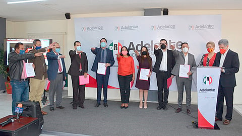 Da nombramiento a los nuevos integrantes del CDE del PRI (Foto Cortesía) 