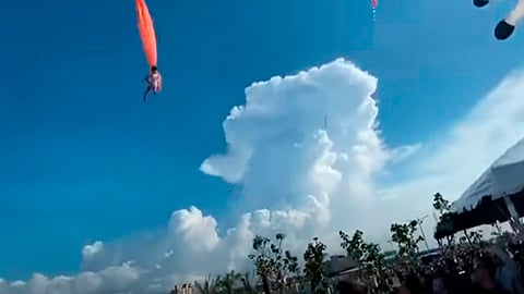 El suceso se dio en un festival de cometas (Foto: Captura de video)