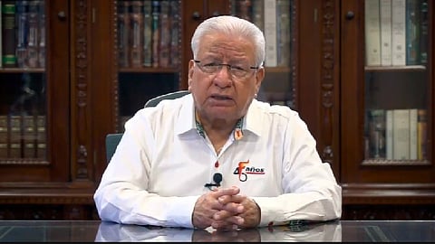 Aquiles Córdova señaló que los gobiernos tienen el compromiso de colocar a la educación entre sus principales preocupaciones (Foto: captura FB/ Ing. Aquiles Córdova Morán)