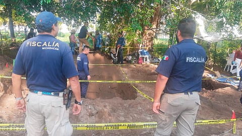 Continúa FGE diligencias de acompañamiento para la búsqueda de personas en el municipio de Coahuayana (Foto: Cortesía)