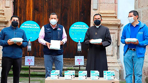 La prevención y contención del virus es un tema de corresponsabilidad entre todos “el gobierno por sí solo no podrá contener los contagios si no somos responsables toda la sociedad”, afirmó Barragán Vélez (Foto Cortesía) 