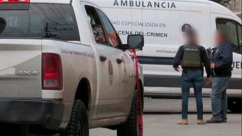 El hombre estaba maniatado y se le apreciaron heridas de bala (Foto: RED 113)