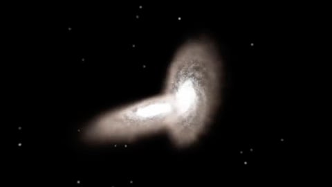 Según la propia Nasa la colisión total ocurrirá en cuatro mil millones de años (Foto: fotógrafa YouTube/ 
Qué pasaría si - What If Español)
