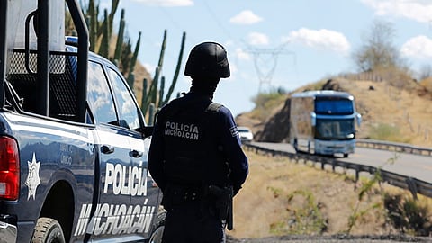 Estas acciones son parte de la estrategia para preservar el orden y la tranquilidad en las 10 Regiones del territorio michoacano (Foto Cortesía) 