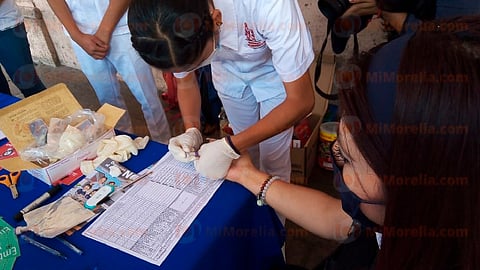 Personal sanitario realizó pruebas gratuitas de VIH y sífilis (Foto: Fátima Miranda)