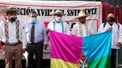 Los agremiados pidieron a la autoridad judicial responder favorablemente el amparo en apoyo a las necesidades en Michoacán (Foto: Aned Ayala)