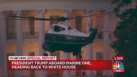 El presidente estadounidense se recuperó con un tratamiento experimental (Fotograma: @EricTrump)