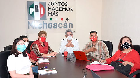 La dirigencia estatal coincidió que es el momento de las mujeres y el compromiso del partido con este sector (Foto Cortesía) 