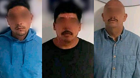 Álvaro Alonso L., Juan Manuel P. y Francisco Salvador J. son  conocidos como "Los cuatreros" (Foto: RED-113)