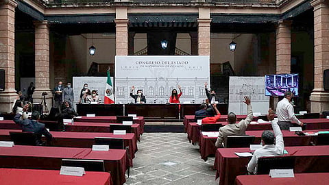 La iniciativa fue presentada por los diputados Octavio Ocampo, Antonio Salas y Alfredo Ramírez (Foto Cortesía) 