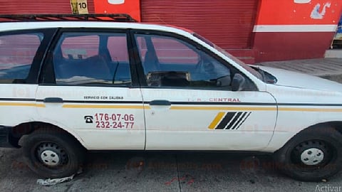 El auto fue localizado en la colonia Leandro Valle (Foto: Cortesía)