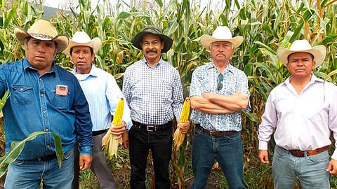 Hombres y mujeres del campo, héroes que no fallan en producir y llevar alimentos a todos los hogares de los mexicanos, señaló Rubén Medina (Foto Cortesía) 