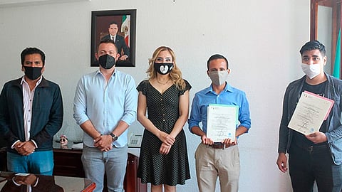El propósito es coadyuvar en la formación profesional de los estudiantes de la Universidad Tecnológica de Morelia que llevan a cabo su servicio social (Foto Cortesía) 